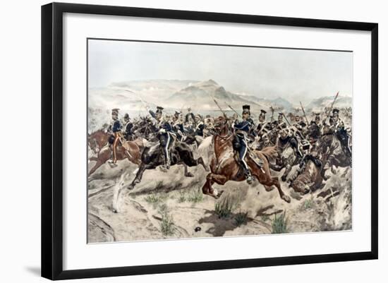 The Charge of the Light Brigade, 1895-Richard Caton Woodville-Framed Photographic Print