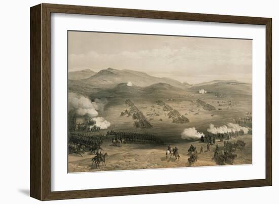 The Charge of the Light Brigade at the Battle of Balaclava, 25 October 1854, 19th Century-William Simpson-Framed Giclee Print