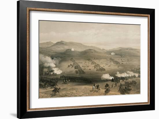 The Charge of the Light Brigade at the Battle of Balaclava, 25 October 1854, 19th Century-William Simpson-Framed Giclee Print