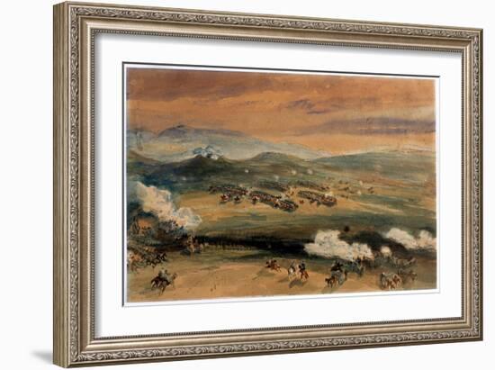 The Charge of the Light Brigade at the Battle of Balaklava, 1854-William 'Crimea' Simpson-Framed Giclee Print