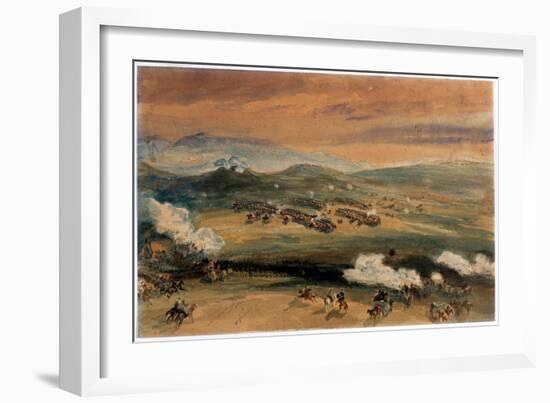 The Charge of the Light Brigade at the Battle of Balaklava, 1854-William 'Crimea' Simpson-Framed Giclee Print