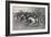 The Charge on the Sun-Pole, 1890 (Wood Engraving on Newsprint)-Frederic Remington-Framed Giclee Print