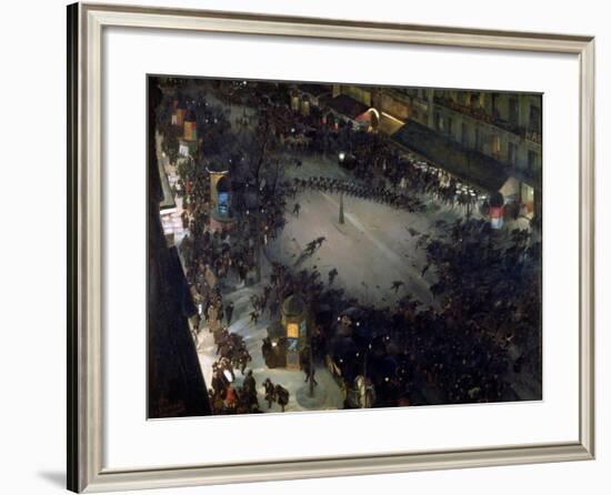 The Charge-Andre Devambez-Framed Giclee Print