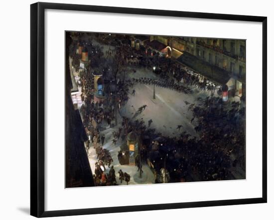 The Charge-Andre Devambez-Framed Giclee Print