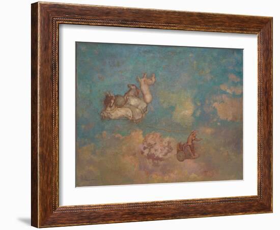 The Chariot of Apollo, 1905-16-Odilon Redon-Framed Giclee Print