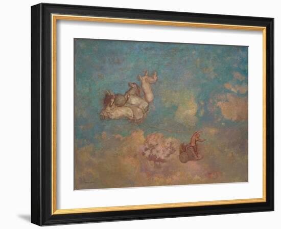 The Chariot of Apollo, 1905-16-Odilon Redon-Framed Giclee Print