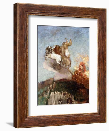 The Chariot of Apollo, 1907-1908-Odilon Redon-Framed Giclee Print