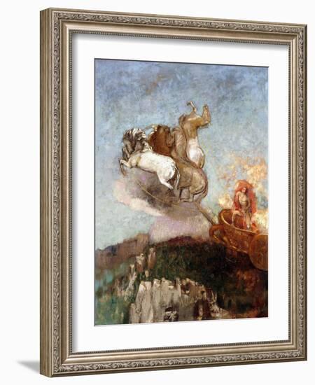 The Chariot of Apollo, 1907-1908-Odilon Redon-Framed Giclee Print