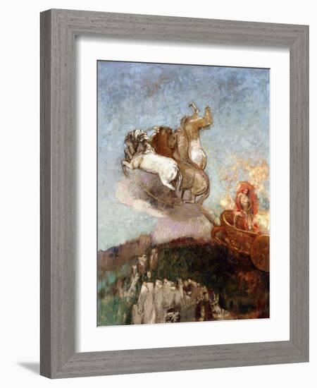 The Chariot of Apollo, 1907-1908-Odilon Redon-Framed Giclee Print