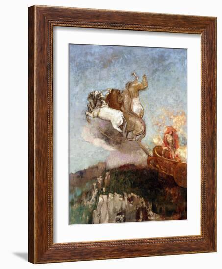 The Chariot of Apollo, 1907-1908-Odilon Redon-Framed Giclee Print