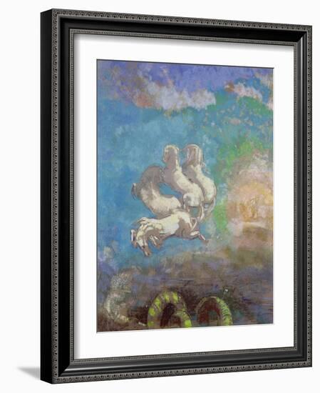 The Chariot of Apollo, circa 1905-14-Odilon Redon-Framed Giclee Print