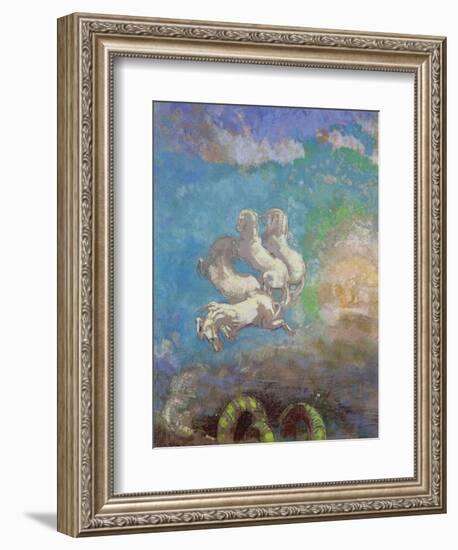 The Chariot of Apollo, circa 1905-14-Odilon Redon-Framed Giclee Print