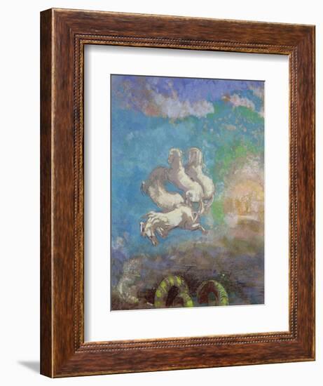 The Chariot of Apollo, circa 1905-14-Odilon Redon-Framed Giclee Print