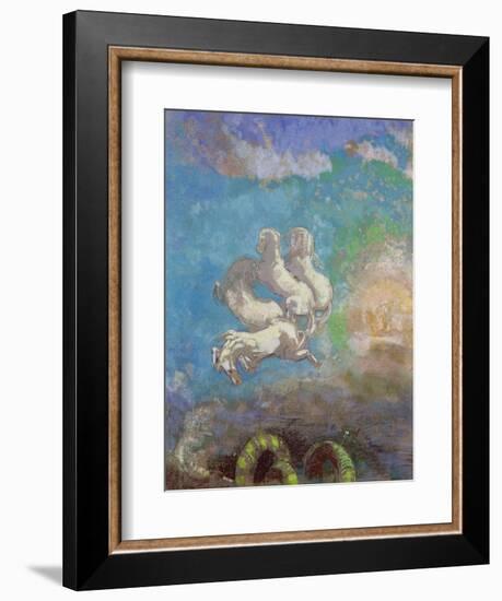 The Chariot of Apollo, circa 1905-14-Odilon Redon-Framed Giclee Print