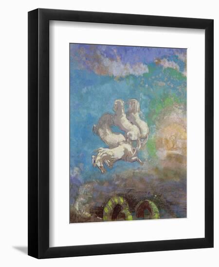 The Chariot of Apollo, circa 1905-14-Odilon Redon-Framed Giclee Print