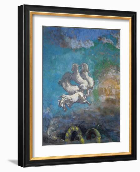 The Chariot of Apollo - Pastel, 1905-1914-Odilon Redon-Framed Giclee Print