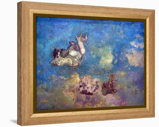 The Chariot of Apollo-Odilon Redon-Framed Stretched Canvas