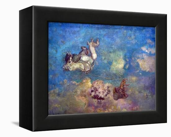 The Chariot of Apollo-Odilon Redon-Framed Stretched Canvas