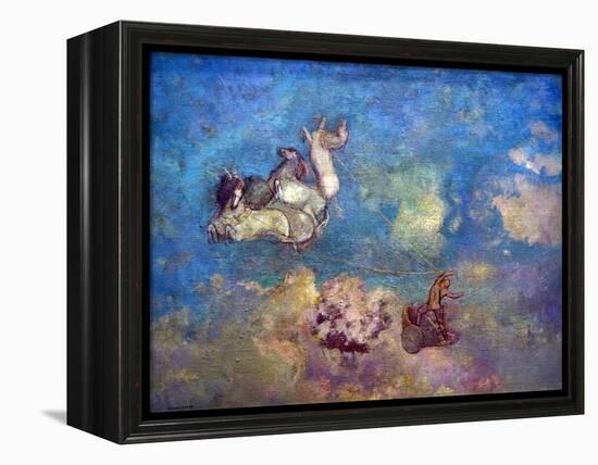 The Chariot of Apollo-Odilon Redon-Framed Stretched Canvas