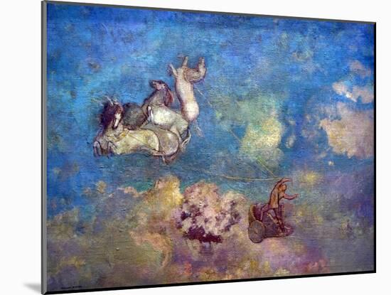 The Chariot of Apollo-Odilon Redon-Mounted Art Print