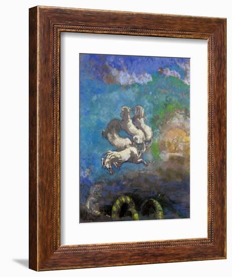 The Chariot of Apollo-Odilon Redon-Framed Giclee Print