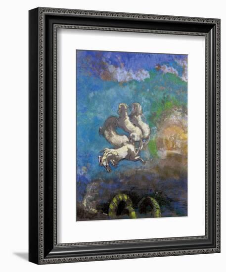 The Chariot of Apollo-Odilon Redon-Framed Giclee Print
