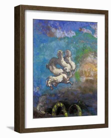 The Chariot of Apollo-Odilon Redon-Framed Giclee Print