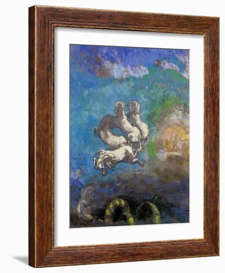 The Chariot of Apollo-Odilon Redon-Framed Giclee Print