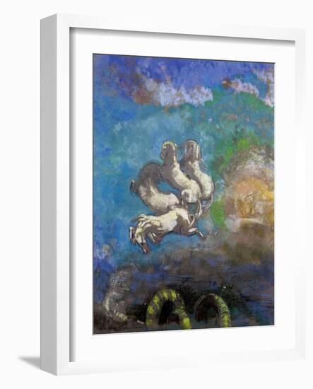 The Chariot of Apollo-Odilon Redon-Framed Giclee Print