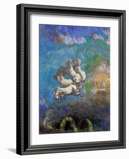 The Chariot of Apollo-Odilon Redon-Framed Giclee Print