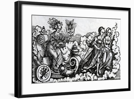 The Chariot, or the Moon in Cancer-null-Framed Giclee Print