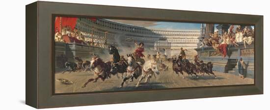 The Chariot Race, C.1882-Alexander Von Wagner-Framed Premier Image Canvas