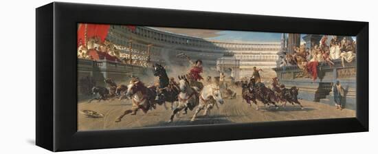 The Chariot Race, C.1882-Alexander Von Wagner-Framed Premier Image Canvas