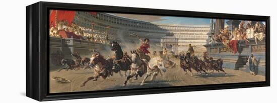 The Chariot Race, C.1882-Alexander Von Wagner-Framed Premier Image Canvas