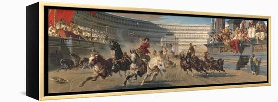 The Chariot Race, C.1882-Alexander Von Wagner-Framed Premier Image Canvas