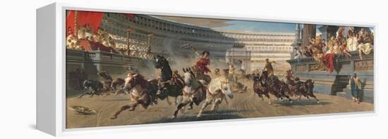 The Chariot Race, C.1882-Alexander Von Wagner-Framed Premier Image Canvas