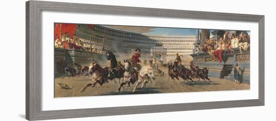 The Chariot Race, C.1882-Alexander Von Wagner-Framed Giclee Print