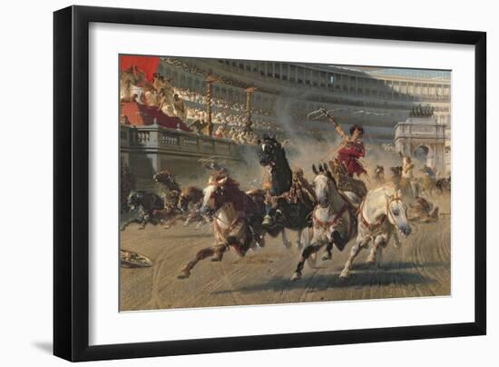 The Chariot Race, C.1882-Alexander Von Wagner-Framed Giclee Print