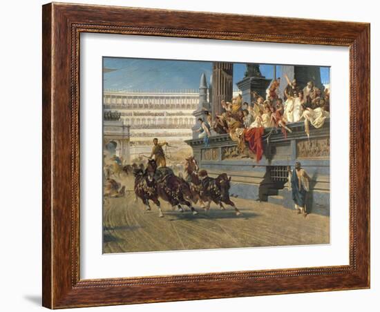 The Chariot Race, C.1882-Alexander Von Wagner-Framed Giclee Print