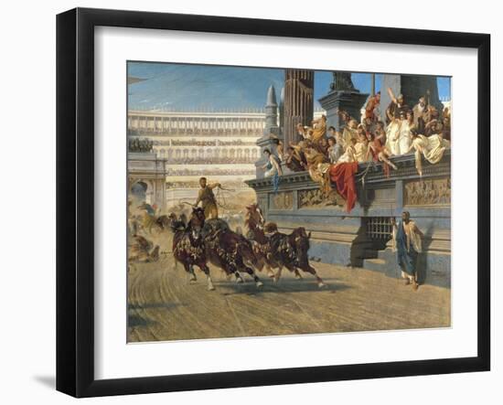 The Chariot Race, C.1882-Alexander Von Wagner-Framed Giclee Print