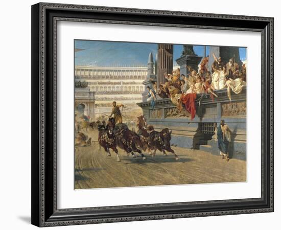 The Chariot Race, C.1882-Alexander Von Wagner-Framed Giclee Print