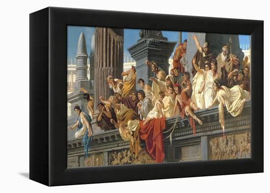 The Chariot Race, C.1882-Alexander Von Wagner-Framed Premier Image Canvas