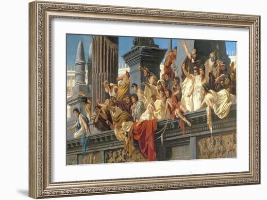 The Chariot Race, C.1882-Alexander Von Wagner-Framed Giclee Print