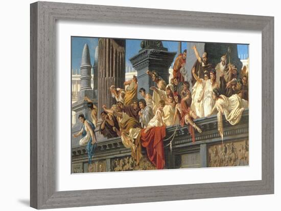 The Chariot Race, C.1882-Alexander Von Wagner-Framed Giclee Print