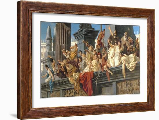 The Chariot Race, C.1882-Alexander Von Wagner-Framed Giclee Print