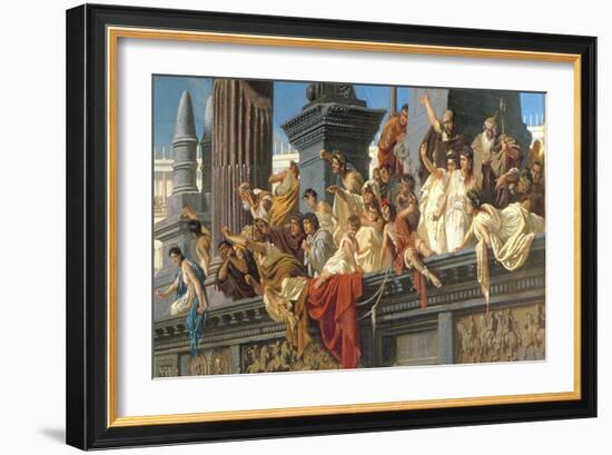 The Chariot Race, C.1882-Alexander Von Wagner-Framed Giclee Print