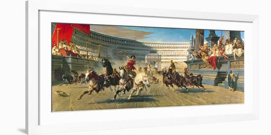 The Chariot Race, Detail-Alexander Von Wagner-Framed Premium Giclee Print