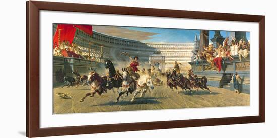 The Chariot Race, Detail-Alexander Von Wagner-Framed Premium Giclee Print