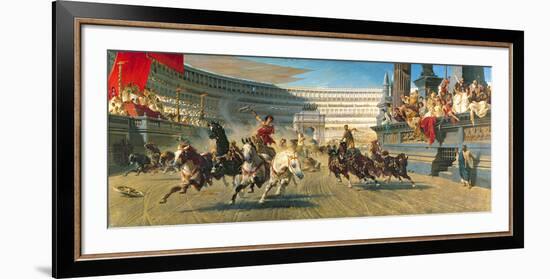 The Chariot Race, Detail-Alexander Von Wagner-Framed Premium Giclee Print