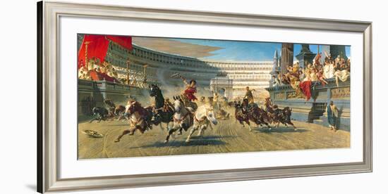 The Chariot Race, Detail-Alexander Von Wagner-Framed Premium Giclee Print